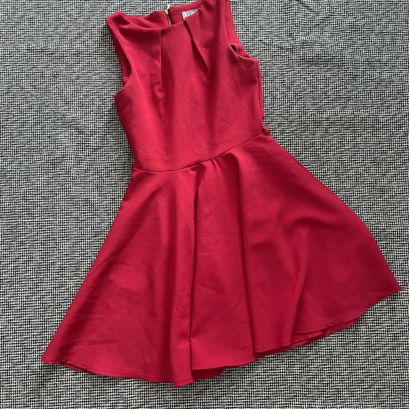 Modcloth Closet London Luck Be a Lady Dress in Red - Picture 3 of 4